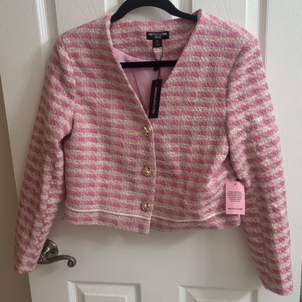 Pink Tweed Jacket